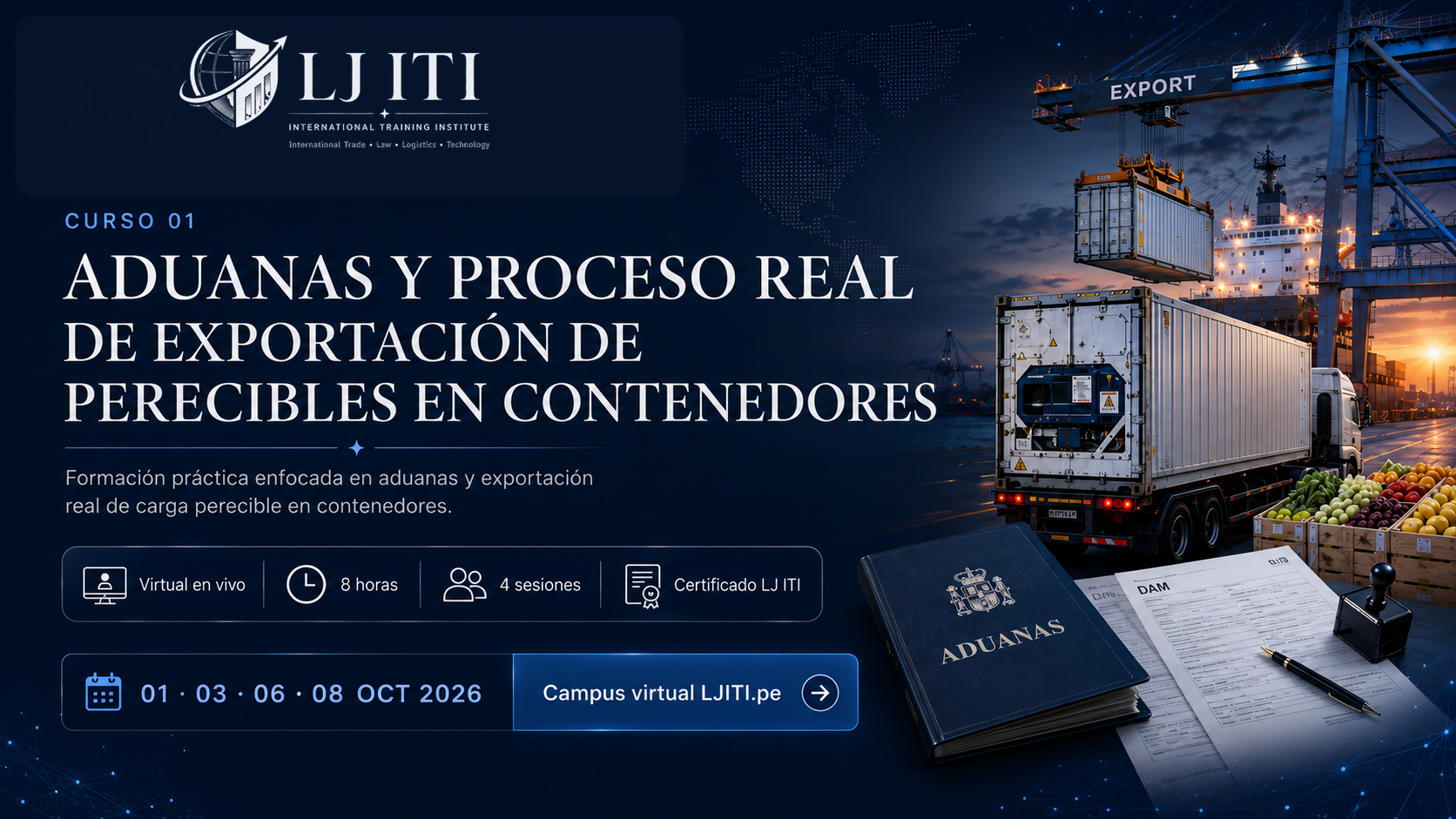 Formación en Aduanas y Proceso Real de Exportación de Perecibles en Contenedores