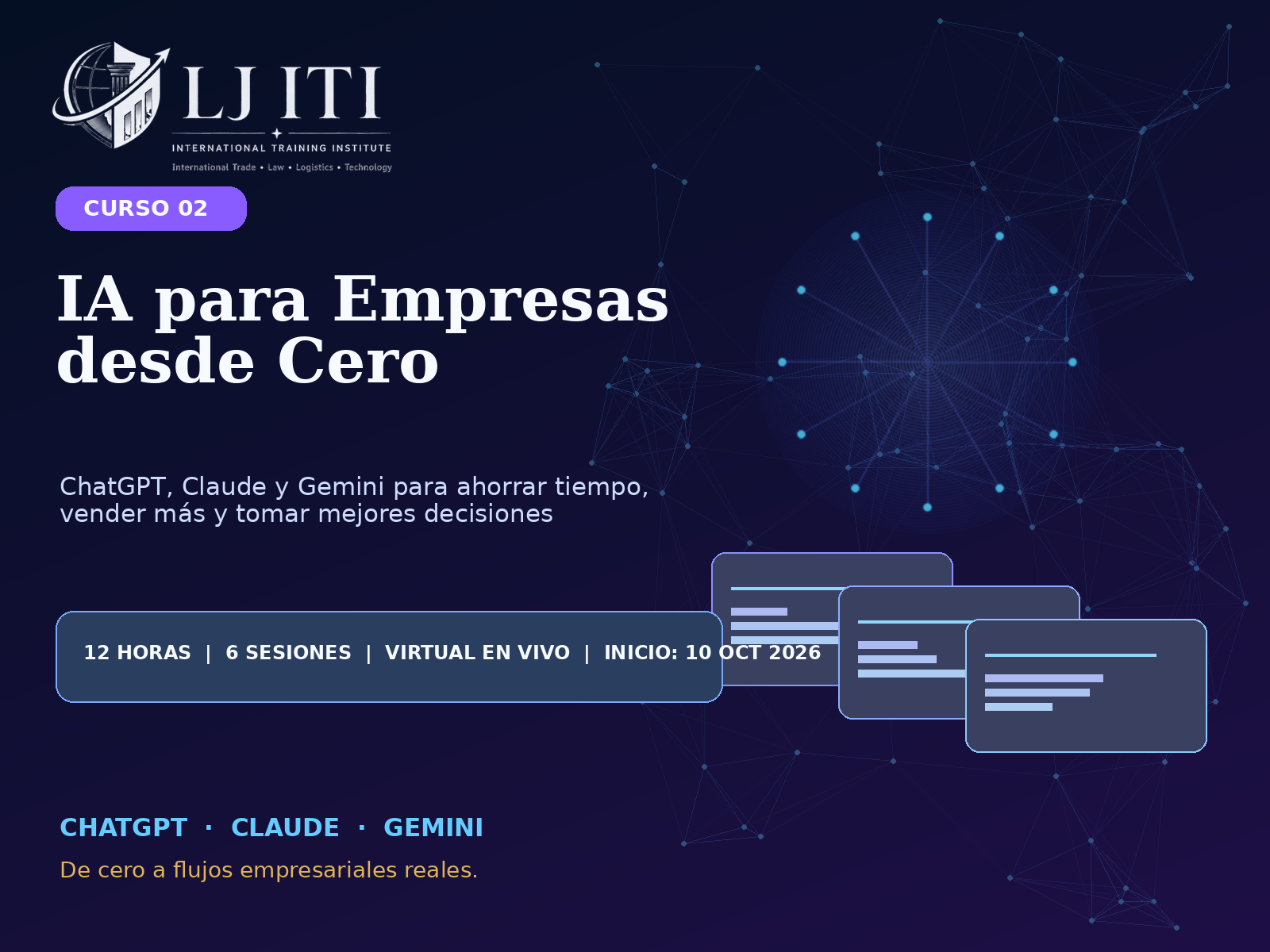 Portada oficial de IA para Empresas desde Cero